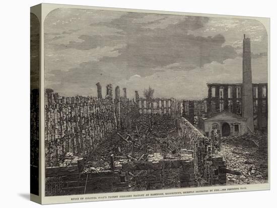 Ruins of Colonel Colt's Patent Firearms Factory at Hartford-null-Premier Image Canvas