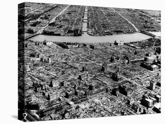 Ruins of Hiroshima after the Atomic Bomb Blast-null-Premier Image Canvas