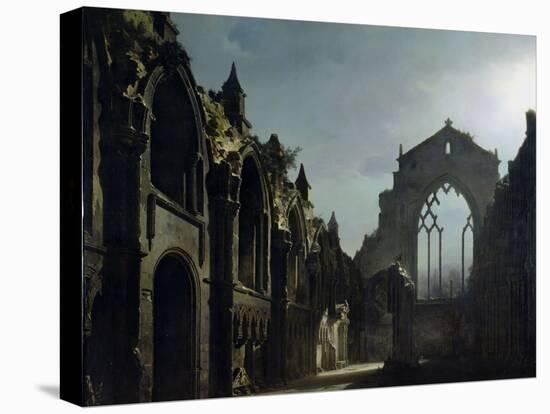 Ruins of Holyrood Chapel-Louis Jacques Mande Daguerre-Premier Image Canvas