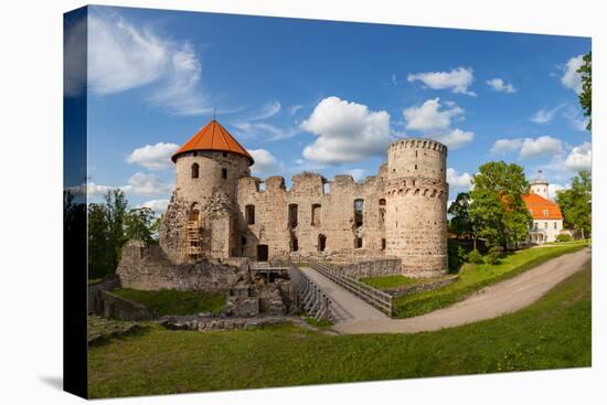 Ruins of old castle in Cesis, Latvia, Europe-Mykola Iegorov-Premier Image Canvas