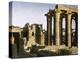 Ruins of portico at the Temple of Luxor, Egypt-English Photographer-Premier Image Canvas
