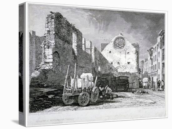 Ruins of the Bishop of Winchester's Palace, Southwark, London, 1828-John Sell Cotman-Premier Image Canvas