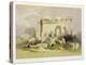 Ruins of the Eastern Portico of the Temple of Baalbec, May 6th 1839-David Roberts-Premier Image Canvas