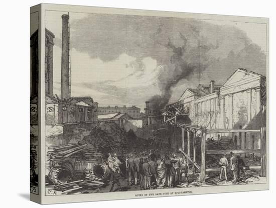 Ruins of the Late Fire at Southampton-Charles Robinson-Premier Image Canvas