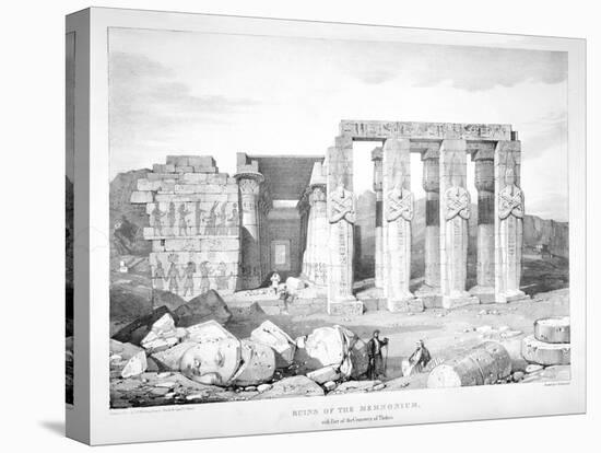 Ruins of the Memnonium at the Cemetery of Thebes, C1800-1870-George Barnard-Premier Image Canvas