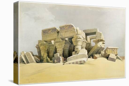 'Ruins of the Temple of Kom Ombo', Egypt, c1845-David Roberts-Premier Image Canvas