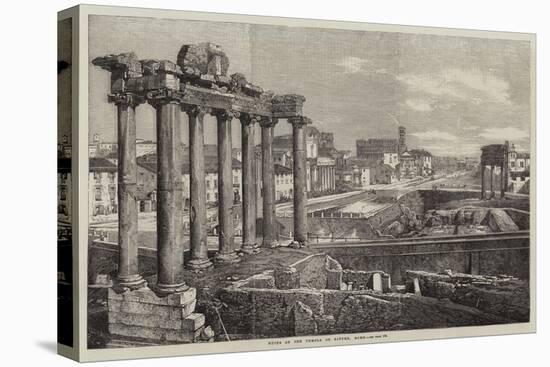 Ruins of the Temple of Saturn, Rome-Richard Principal Leitch-Premier Image Canvas