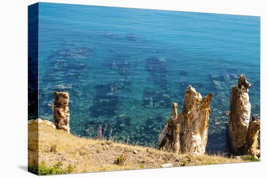 Ruins Underwater of Roman Houses, Les Aiguilles, Tabarka, Tunisia, North Africa-Nico Tondini-Premier Image Canvas