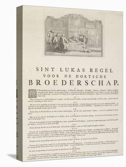 Rules of the Guild of Saint Luke in Dordrecht, 1736-Aert Schouman-Premier Image Canvas