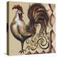 Rules the Roosters Square I-Tiffany Hakimipour-Stretched Canvas
