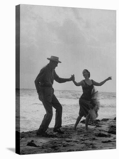 Rumba Danced by Director George Abbott and Dance Teacher Lilyan Martin-John Loengard-Premier Image Canvas