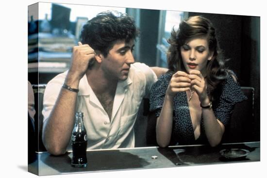 RUMBLE FISH, 1983 directed by FRANCIS FORD COPPOLA Nicolas Cage and Diane Lane (photo)-null-Stretched Canvas