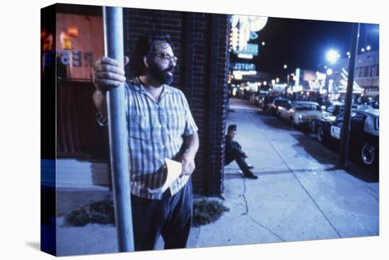 RUMBLE FISH, 1983 directed by FRANCIS FORD COPPOLA On the set, Francis Ford Coppola (photo)-null-Stretched Canvas