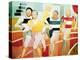 Runners, 1924-25 (Oil on Canvas)-Robert Delaunay-Premier Image Canvas