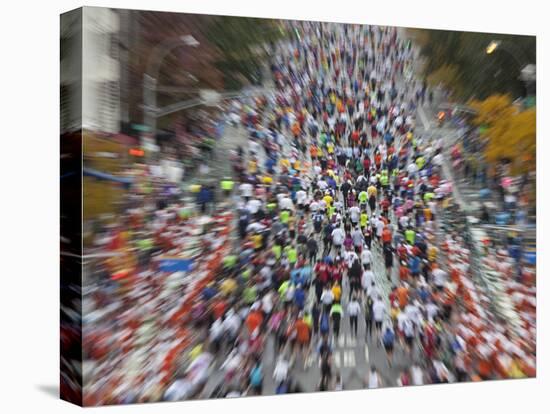 Runners Competing on First Avenue During 2009 New York City Marathon-null-Premier Image Canvas