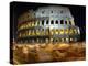 Runners Make Their Way Past the Colosseum in Rome-null-Premier Image Canvas