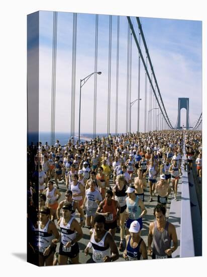 Runners, Marathon, New York, New York State, USA-Adam Woolfitt-Premier Image Canvas