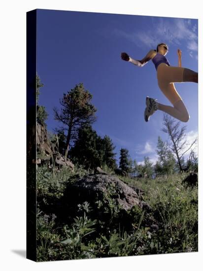 Running, Boulder, Colorado, USA-Lee Kopfler-Premier Image Canvas