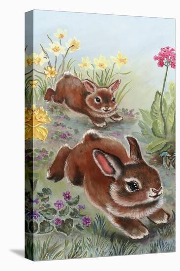 Running Bunnies-Judy Mastrangelo-Premier Image Canvas