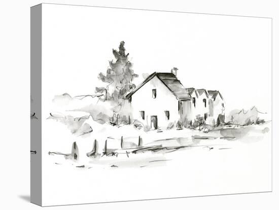 Rural Farmhouse Study II-Ethan Harper-Stretched Canvas