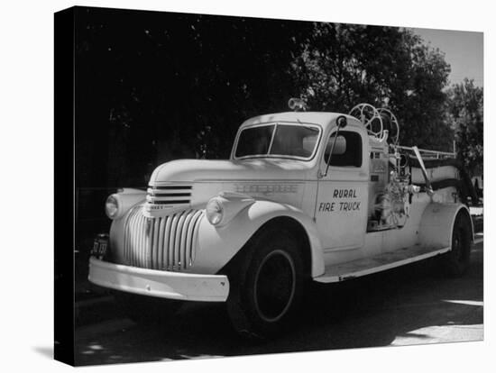 Rural Fire Truck in the Wheat Area of Nebraska-Ed Clark-Premier Image Canvas