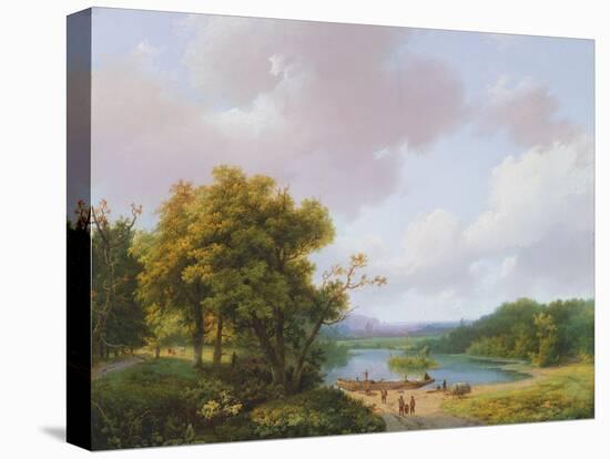 Rural Landscape, 19th Century-Barend Cornelis Koekkoek-Premier Image Canvas