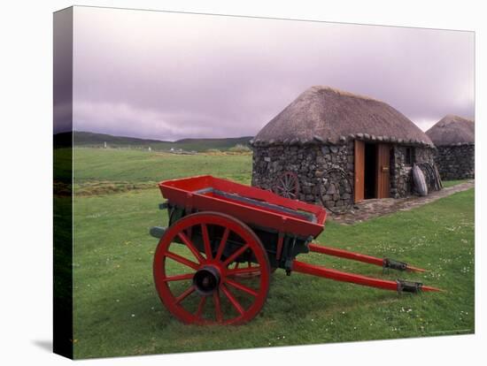 Rural Landscape and Wheelbarrow, Kilmuir, Isle of Skye, Scotland-Gavriel Jecan-Premier Image Canvas