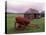 Rural Landscape and Wheelbarrow, Kilmuir, Isle of Skye, Scotland-Gavriel Jecan-Premier Image Canvas