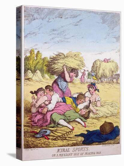 Rural Sports or a Pleasant Way of Making Hay, 1814-Thomas Rowlandson-Premier Image Canvas