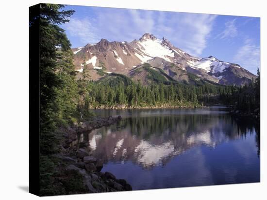 Russel Lake in Mt. Jefferson Wilderness, Oregon, USA-Janis Miglavs-Premier Image Canvas