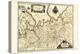 Russia Moscow Northern And Eastern Parts-Willem Janszoon Blaeu-Stretched Canvas