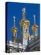Russia, St. Petersburg, Pushkin-Tsarskoye Selo, Catherine Palace Chapel Detail-Walter Bibikow-Premier Image Canvas
