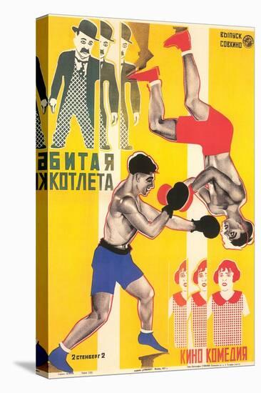 Russian Boxing Film Poster-null-Stretched Canvas