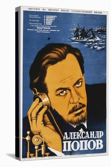 Russian Movie Poster Depicting Aleksandr Popov-null-Premier Image Canvas