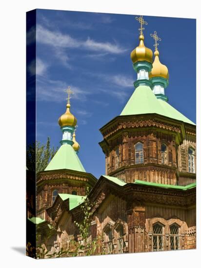 Russian Orthodox Church in Karakol, Kyrgyzstan, Central Asia-Michael Runkel-Premier Image Canvas