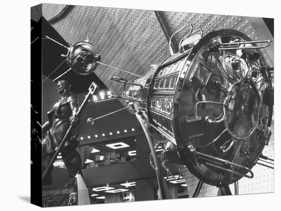 Russian Sputnik III on Display at Soviet Exhibit-Walter Sanders-Premier Image Canvas