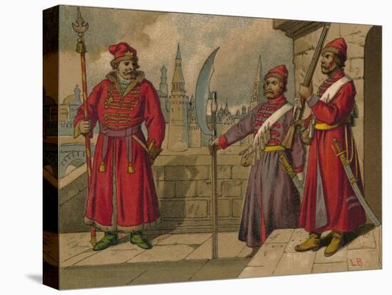 'Russian Strelitzi and Turkish Guards of the 17th Century - Officer, Privates', c19th century-Unknown-Premier Image Canvas