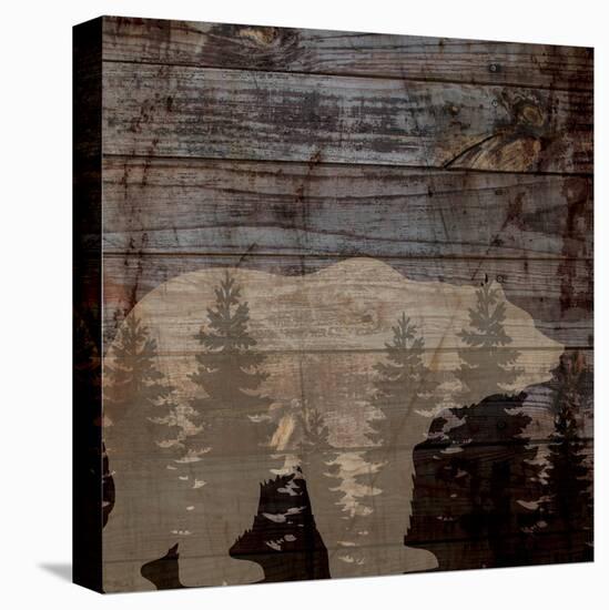 Rustic Bear-Piper Ballantyne-Stretched Canvas