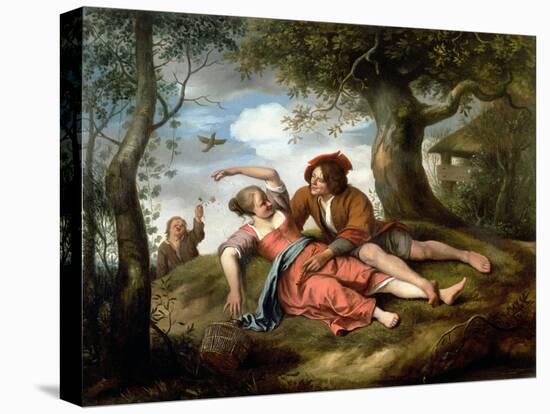 Rustic Courtship-Jan Havicksz. Steen-Premier Image Canvas