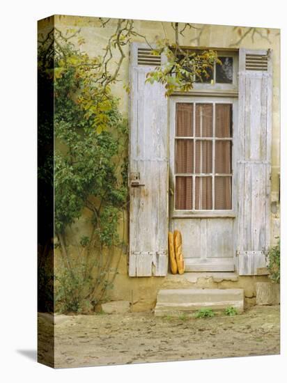 Rustic Door and Bread, Aquitaine, France, Europe-John Miller-Premier Image Canvas
