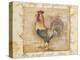 Rustic Farmhouse Rooster II-Kimberly Poloson-Stretched Canvas