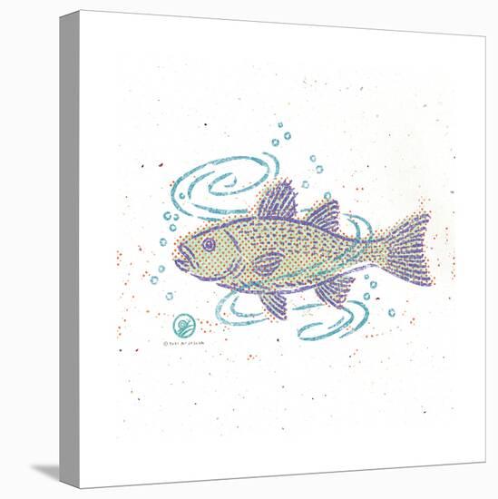 Rustic Fish II-Sudi Mccollum-Stretched Canvas