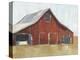 Rustic Red Barn I-Ethan Harper-Stretched Canvas