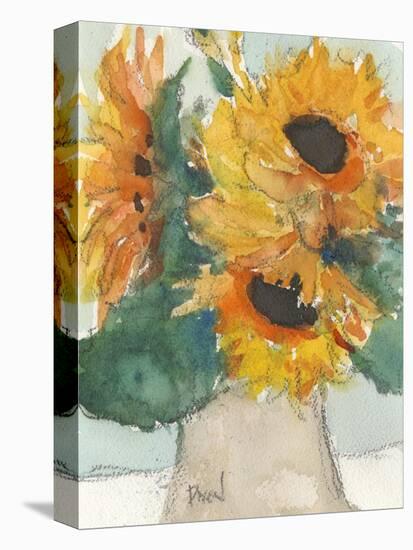 Rustic Sunflowers I-Samuel Dixon-Stretched Canvas