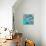 Rustic Teal Collage-Gail Peck-Stretched Canvas displayed on a wall