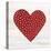 Rustic Valentine Heart I-Kathleen Parr McKenna-Stretched Canvas