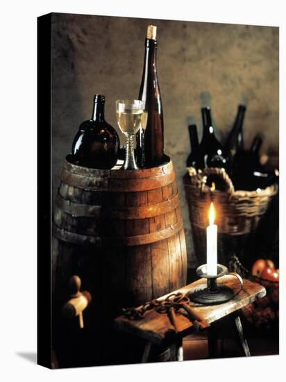 Rustic Wine Setting-Bodo A^ Schieren-Premier Image Canvas