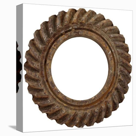 Rusty Small Spiral Gear-Retroplanet-Premier Image Canvas