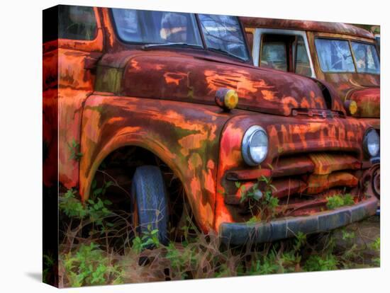 Rusty Trucks at Old Car City, Georgia, USA-Joanne Wells-Premier Image Canvas