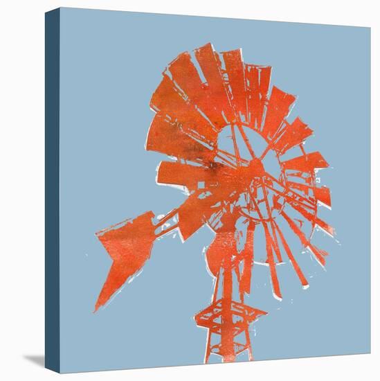 Rusty Windmill I-Jacob Green-Stretched Canvas